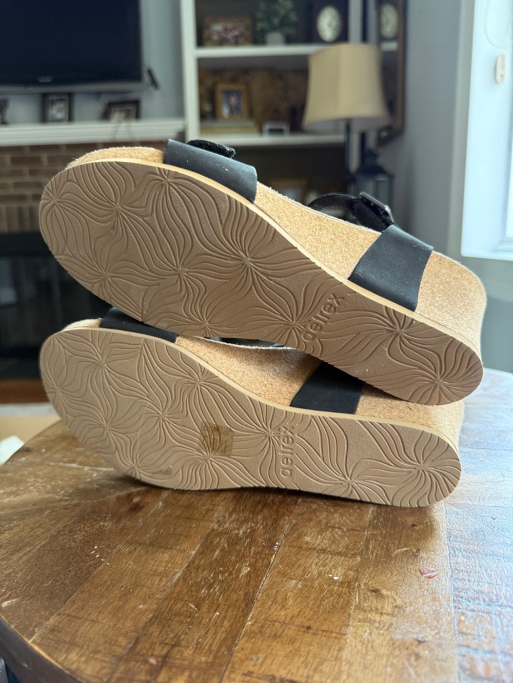 Aetrex Alexa Quarter Strap Wedge Sandals 40/9.5 - Picture 11 of 11